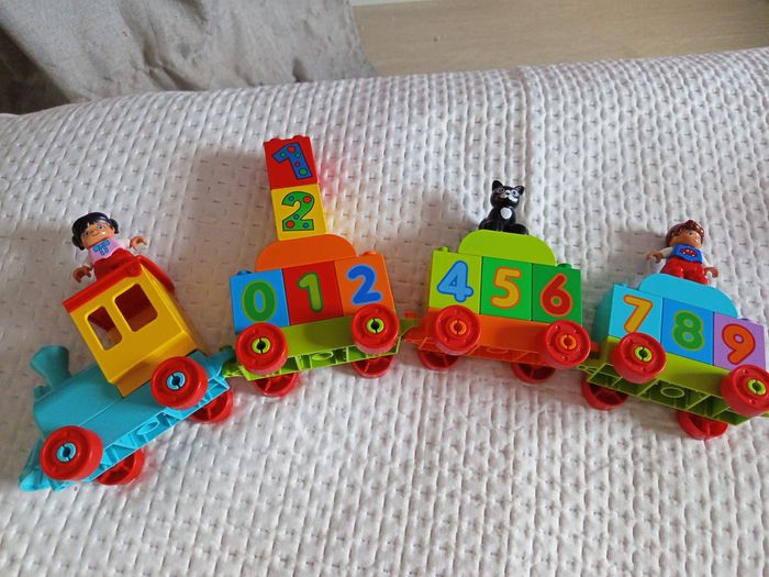 Lot 2 trains lego duplo - photo numéro 4