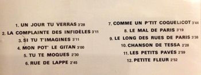 CD musique les grandes chansons de Mouloudji - photo numéro 3