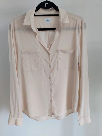 Au Printemps Paris chemise soie M