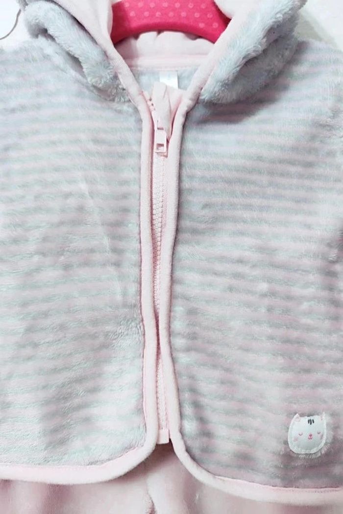 Pyjama 2 pièces bébé fille taille 1 mois - photo numéro 3