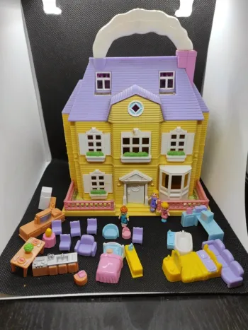 Fakie maison type polly pocket bluebird PP  vintage with accessories