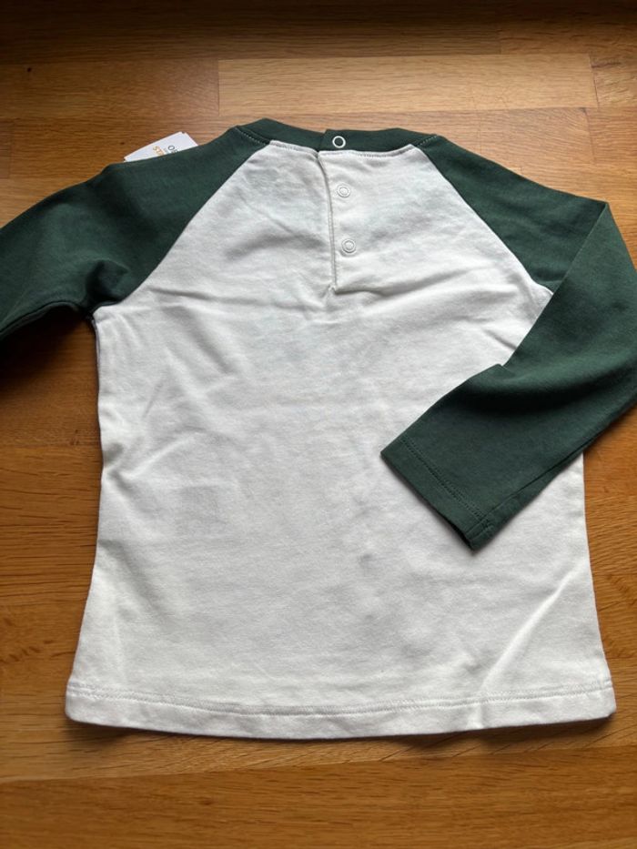 T-shirt ML Vertbaudet 12 mois garçon neuf - photo numéro 3