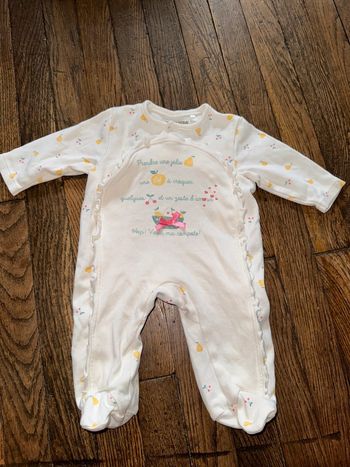 Pyjama coton orchestra  1 mois