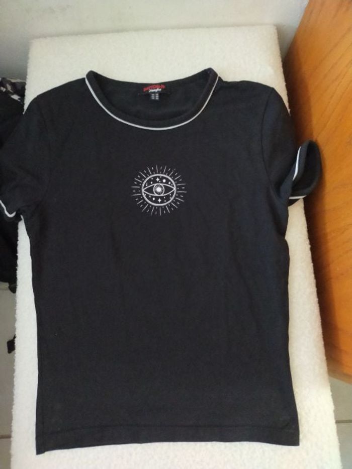 Maillot style crop top