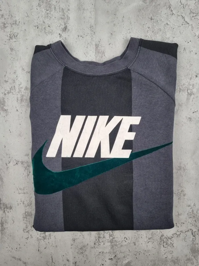 Sweat Nike noir & gris – Taille S Femme - photo numéro 2