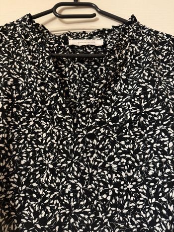 Blouse/ teeshirt PROMOD noir et blanc