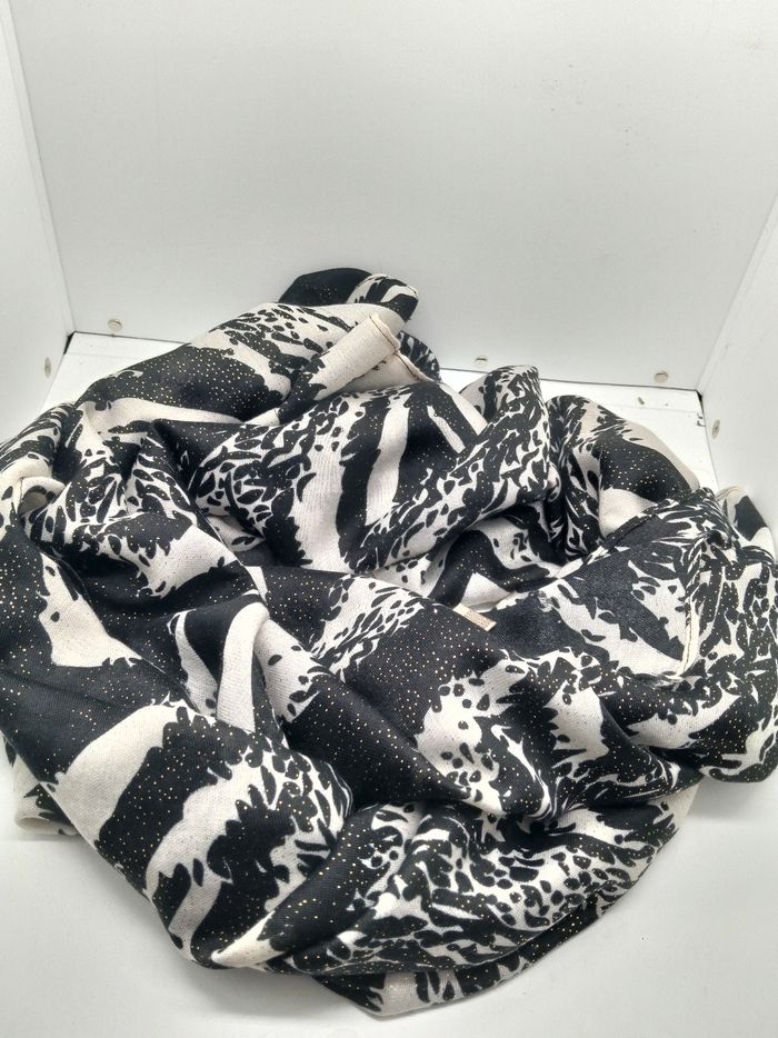 Écharpe zébré pailleté - photo numéro 2