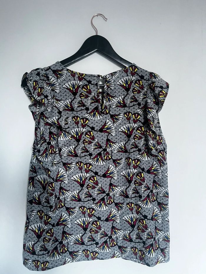 T-shirt léger motif wax - photo numéro 3
