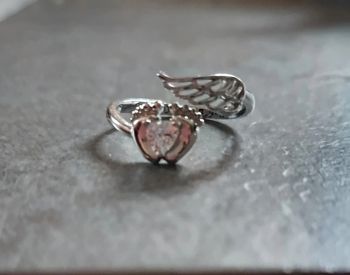 Bague pieds et aile d'ange