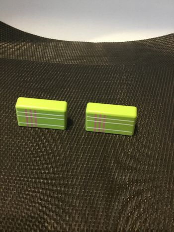 Playmobil lot 2 coussins pour canapé verts maison moderne 5584 pièces détachées