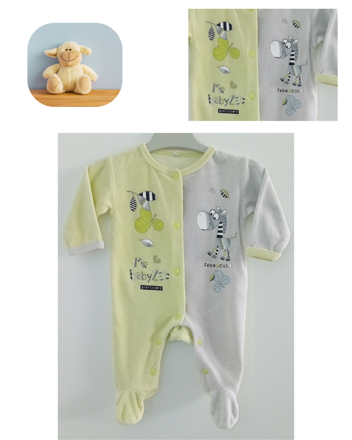 Pyjama d'hiver 1 mois garçon