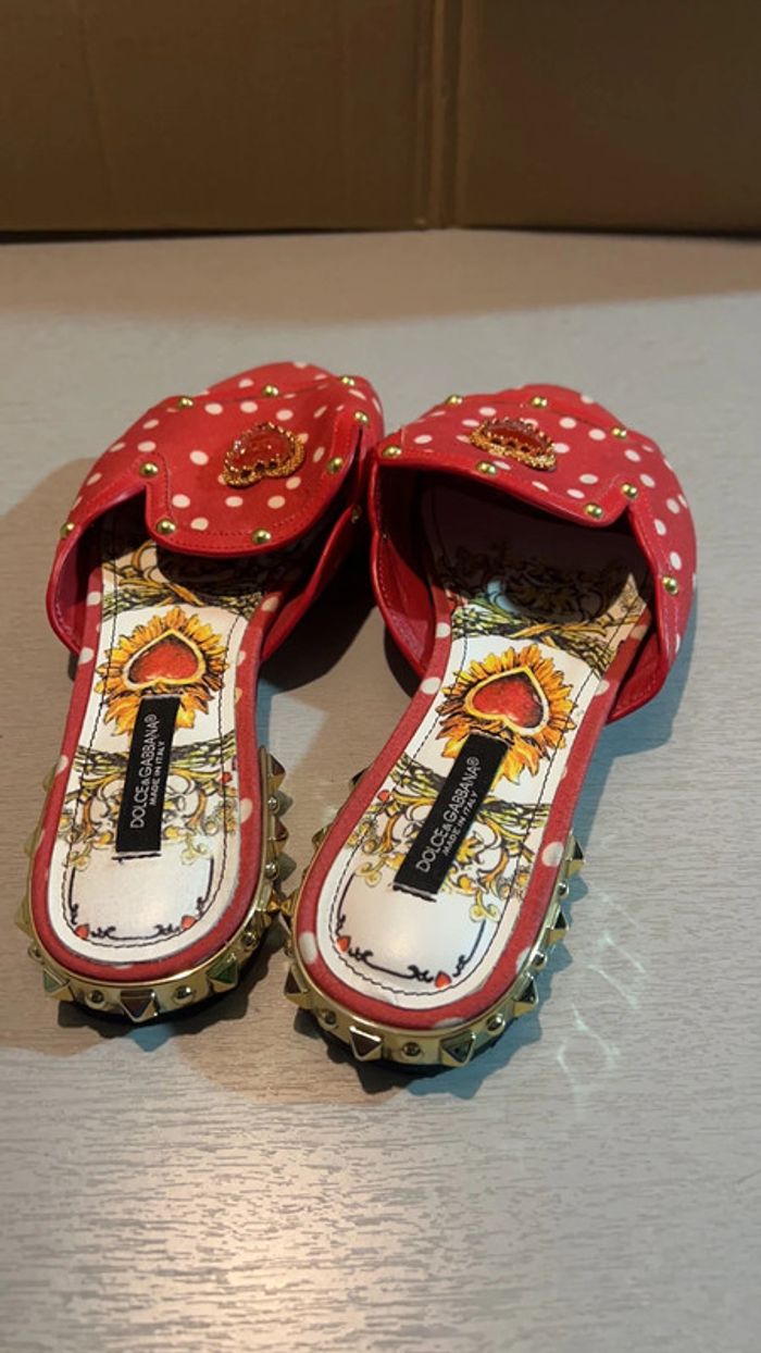 Mules sabots rouge - photo numéro 2