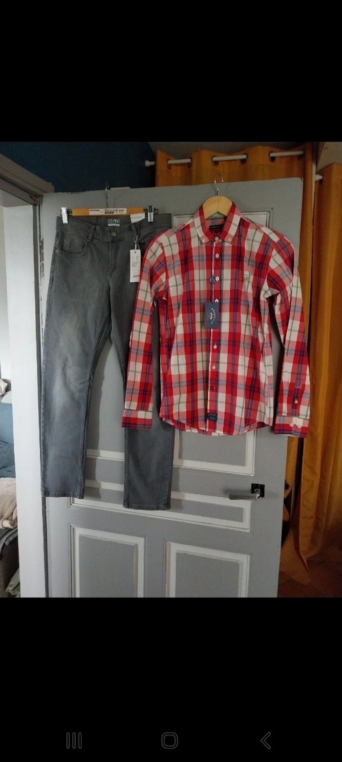 Ensemble garçon taille 14 ans neuf