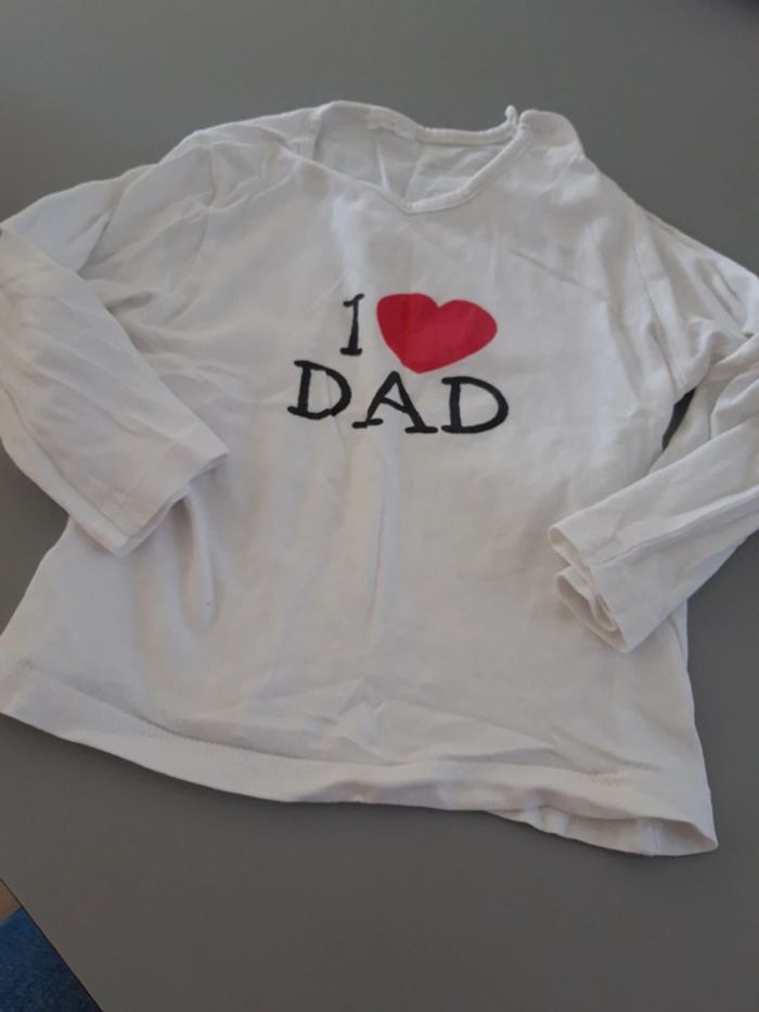 I love dad 18 mois