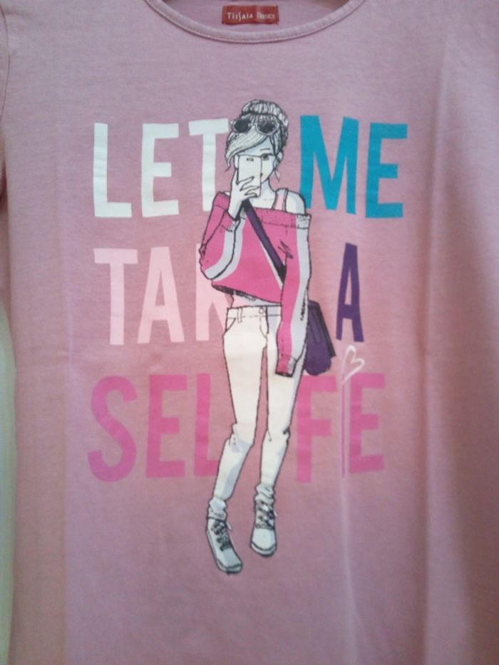 Tee-shirt manches longues rose T.14 ans - Tissaia - photo numéro 10