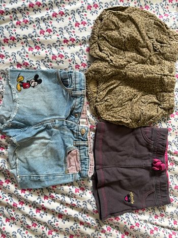 Shorts et jupe