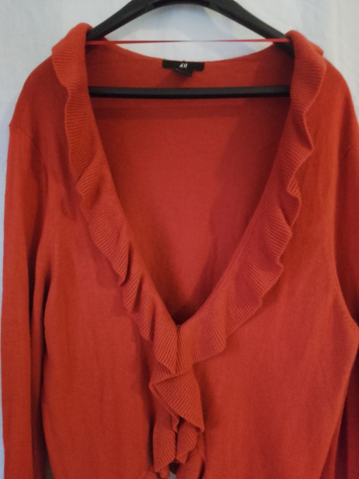 Gilet H&M rouge - photo numéro 2