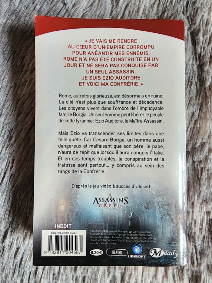 📖Livre Assassin’s Creed Brotherhood 📖 - photo numéro 2