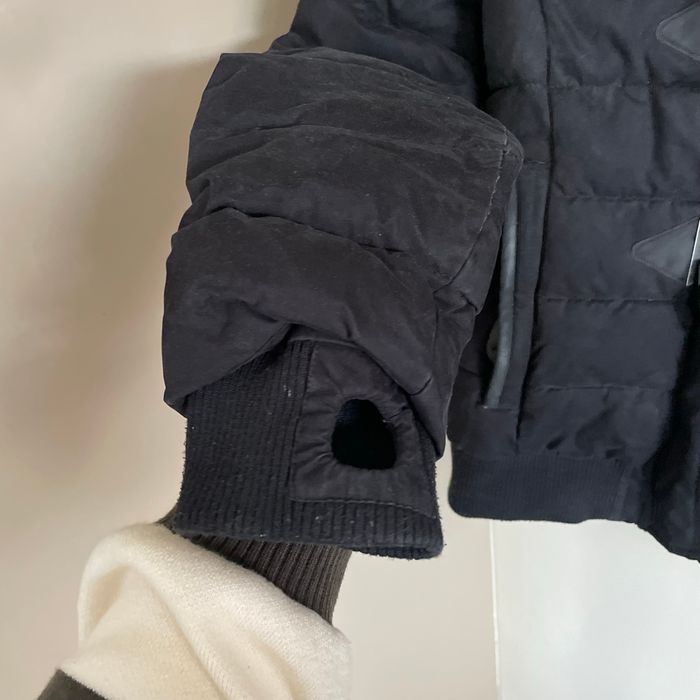 Doudoune noire Superdry femme Toggle Puffer capuche fausse fourrure M doublure sherpa V064 - photo numéro 2