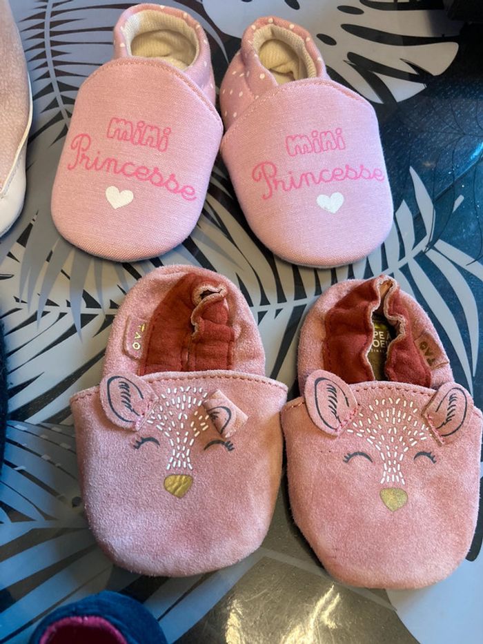 Chaussons bébé fille - photo numéro 3