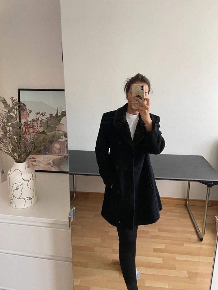 Magnifique manteau noir / Taille 42 - photo numéro 2
