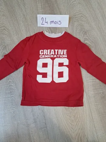 T-shirt manches longues 24 mois