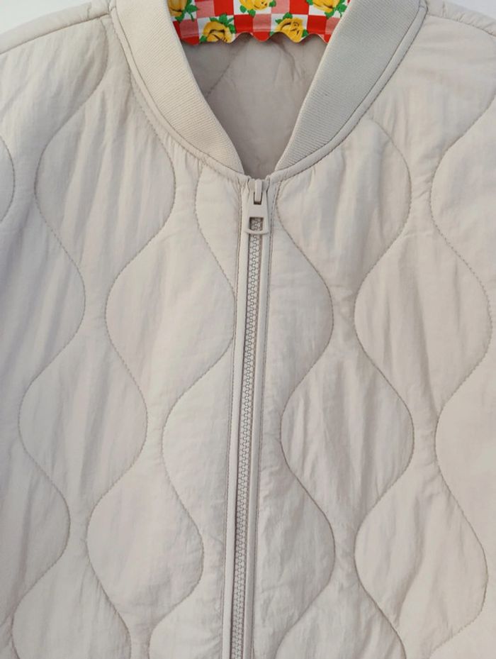 Veste matelassée longueur blanc cassé taille 42 - photo numéro 5