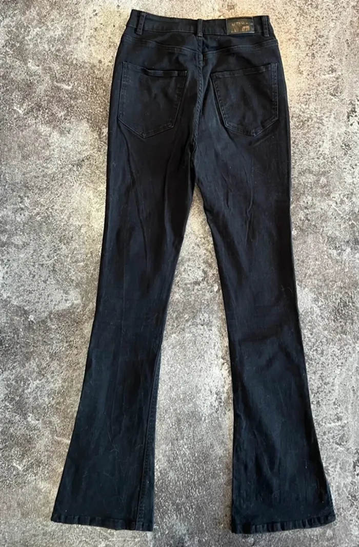Jean évasé femme FB sister taille S Pantalón vaquero acampanado mujer zampa donna Schlagjeans Damen - photo numéro 4