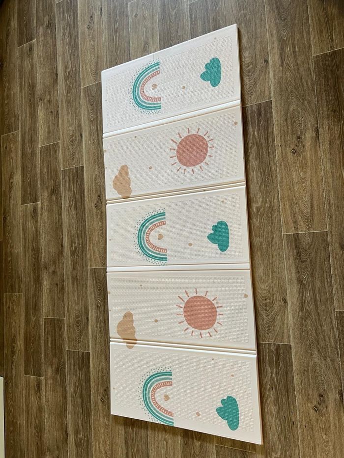 Tapis de jeu pliable réversible bébé neuf - photo numéro 5
