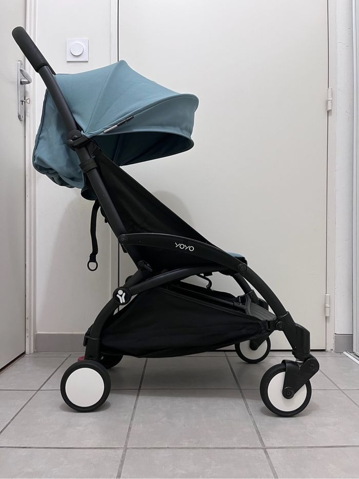 Poussette YOYO avec nacelle et pack 6+ Aqua - photo numéro 3