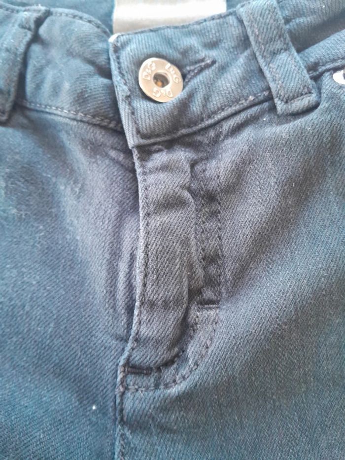 Jean slim taille basse Dolce&Gabbana reteinté en noir - photo numéro 6