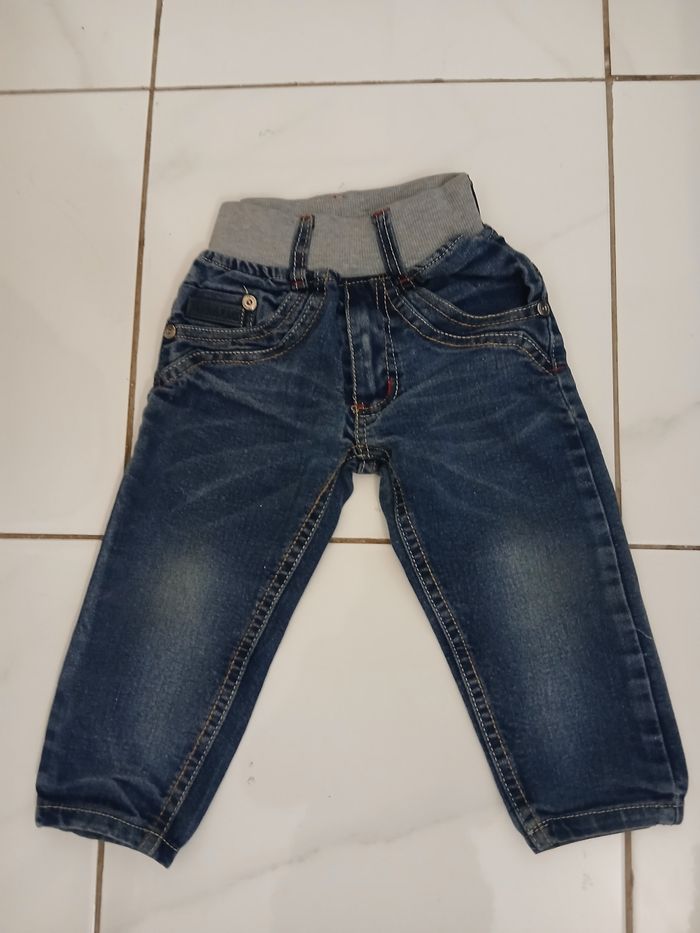 Pantalon jean bebe garcon  2 poche devant et derriere - photo numéro 2