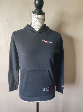 Sweat à capuche noir Champion taille 12ans