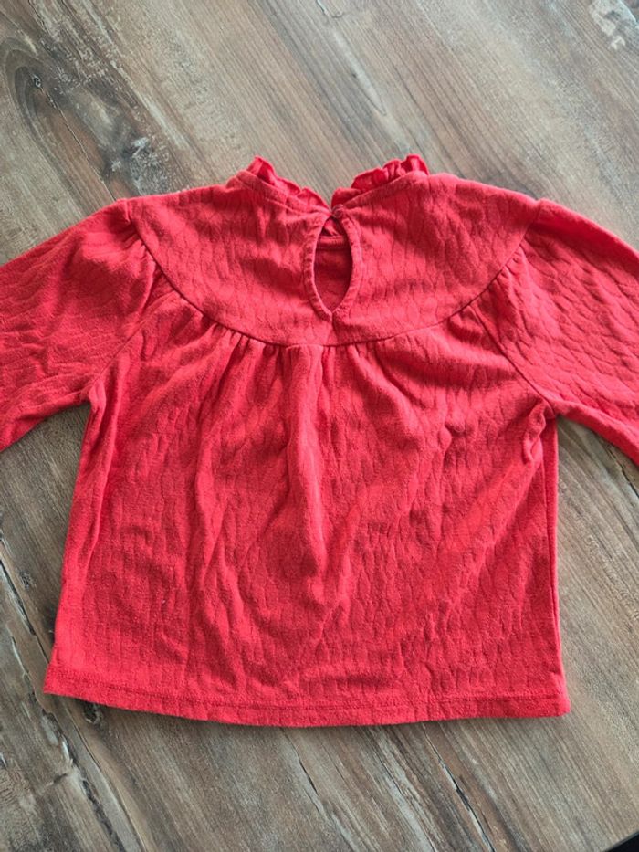 T-shirt rouge 6 ans - photo numéro 3