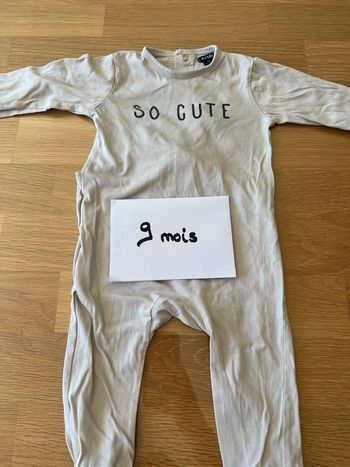 Pyjama léger 9 mois