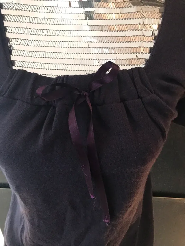 T-shirt violet épais - photo numéro 2