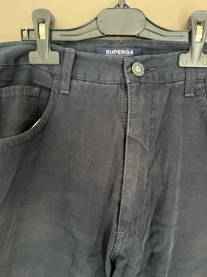 Pantalon homme Superga sportwear bleu marine taille 42 - photo numéro 2