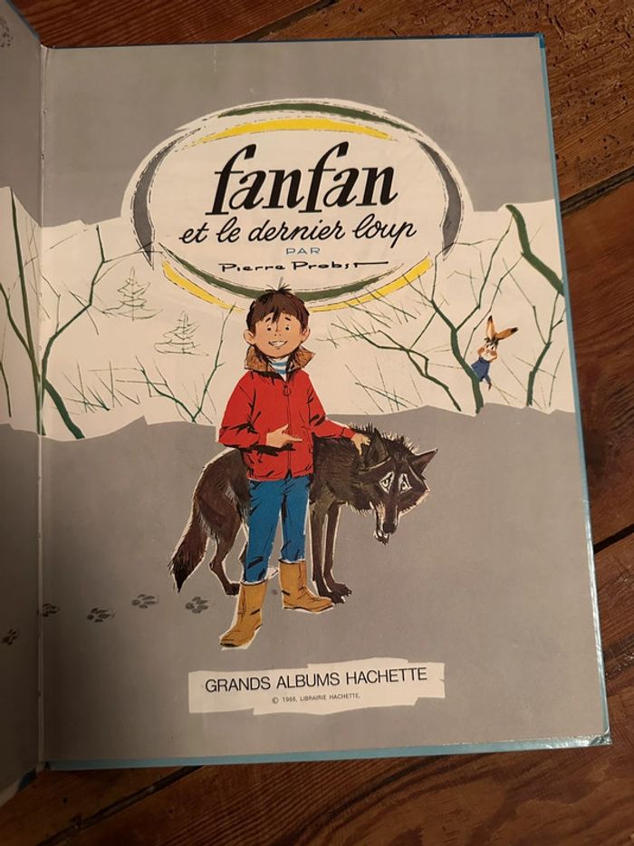Pierre Probst Caroline - livre ancien Fanfan et le dernier loup grands albums Hachette - photo numéro 5