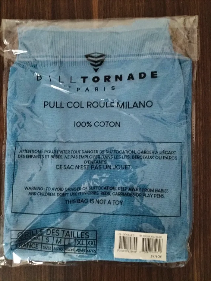 Pull col roulé S billtornade - photo numéro 2