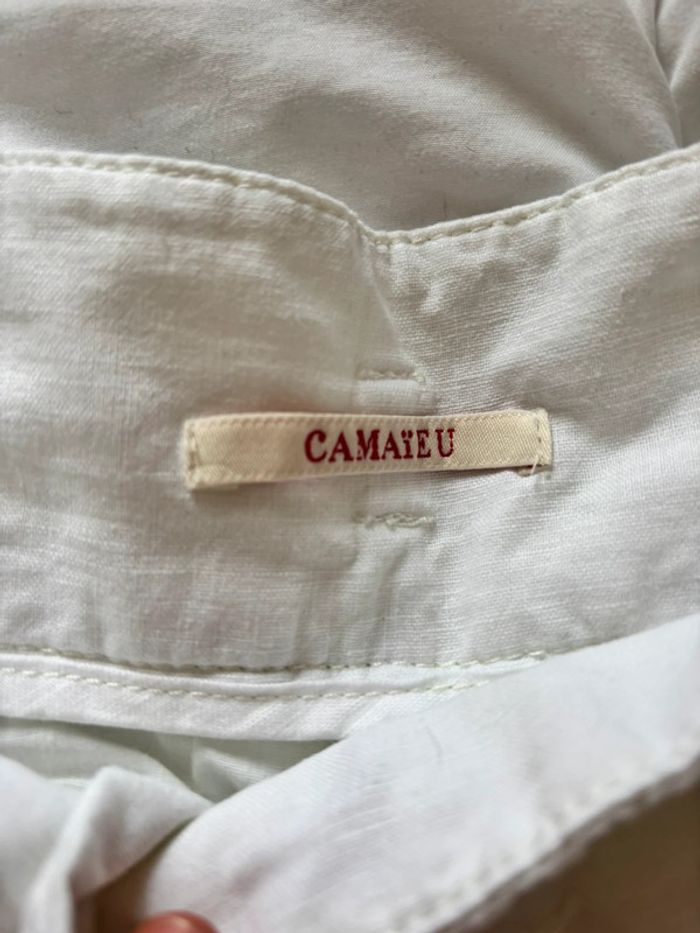 Pantalon en lin blanc - photo numéro 2