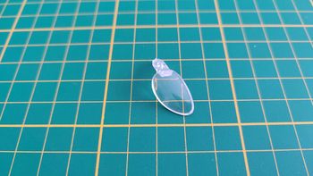 Phare avant droit pièce détachée miniature Bburago Burago Jaguar type E 1961 1/18 1/18e 1/18ème #C35