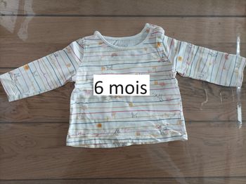 Lot n°149 T-Shirt Manches longues In Extenso 6 mois