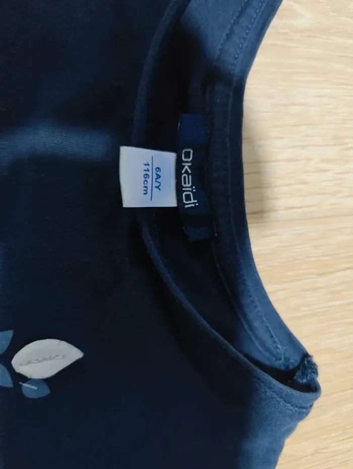 Très joli tee shirt motif renne brillant Okaïdi - photo numéro 3