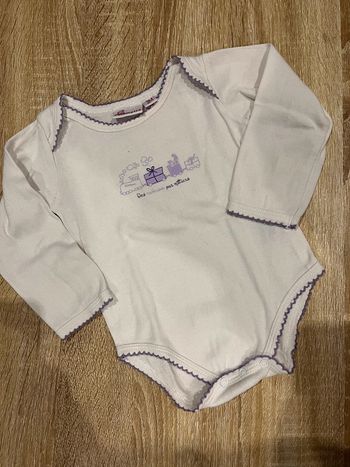 Body bb fille 3 mois Pommette