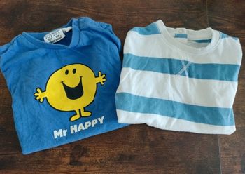 Lot de deux t-shirts manches courtes 🧸