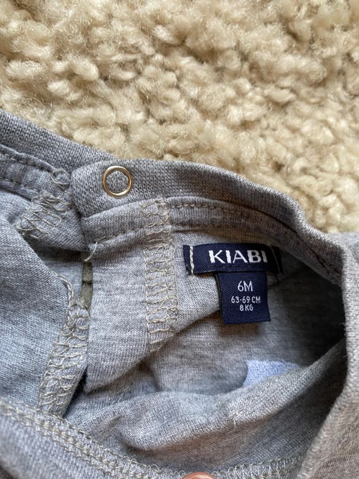 Tee-shirt manche courte Kiabi 6 mois - photo numéro 2