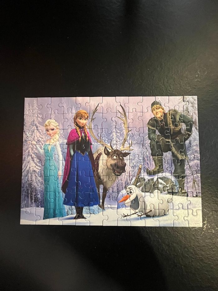 Lot de 4 puzzles La Reine des Neiges – 4 x 100 pièces - photo numéro 4