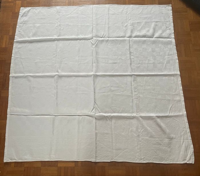 Tissu de récupération unis blanc - photo numéro 3