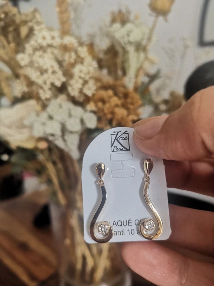 Parure plaqué or 3 pièces - photo numéro 4