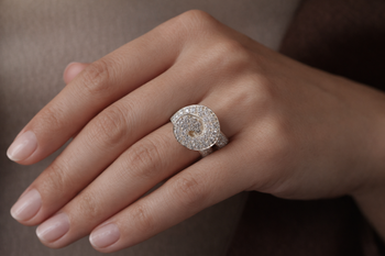 bague en argent 925/°°° marque altesse dim 50 pierres oxyde de zirconium